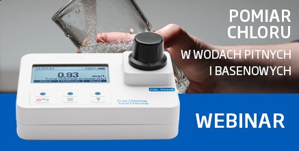 Pomiar chloru w wodach pitnych i basenowych - WEBINAR